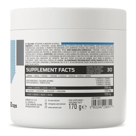 Аминокислоты Ostrovit BCAA 5000, 150 капсул