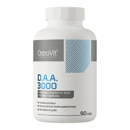 Амінокислоти OstroVit D.A.A. 3000 мг, 90 капсул