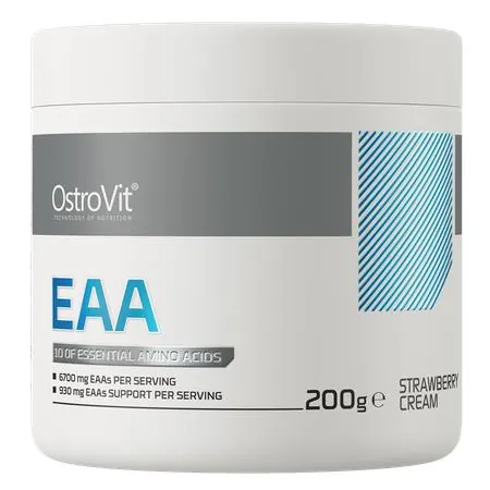 Амінокислоти OstroVit EAA полуничний крем, 200 г
