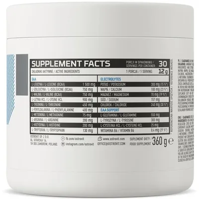 Амінокислоти OstroVit EAAdvanced зелене яблуко, 360 г