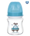Пляшечка антиколікова Canpol Babies EasyStart Toys 35/220_blu з широким отвором, 120 мл