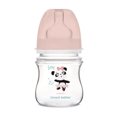 Пляшечка антиколікова Canpol Babies EasyStart Toys 35/220_pin з широким отвором, 120 мл