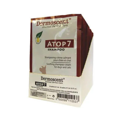 Шампунь Dermoscent Atop 7 заспокійливий для собак та кішок, 1 саше по 15 мл
