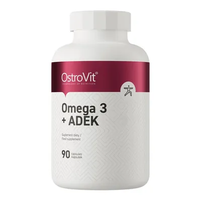 Омега 3 + ADEK OstroVit Omega 3 + ADEK, 90 капсул