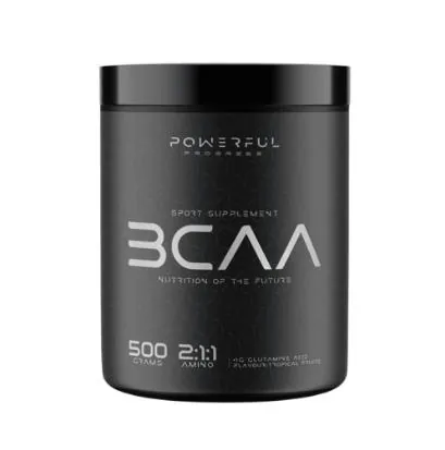 Амінокислоти Powerful Progress Amino BCAA 2:1:1 тропічний мікс, 500 г