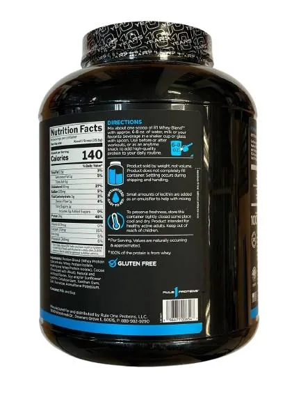 Протеїн сироватковий змішаний Rule One R1 Whey Blend, шоколад арахісова паста, 2270 г