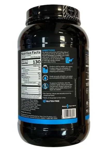 Протеїн сироватковий змішаний Rule One R1 Whey Blend, кава мокко, 908 г