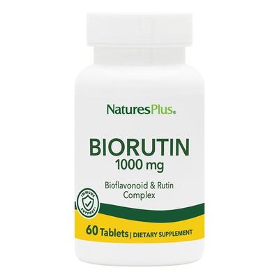 Рутин Nature's Plus Biorutin 1000 мг, 60 таблеток