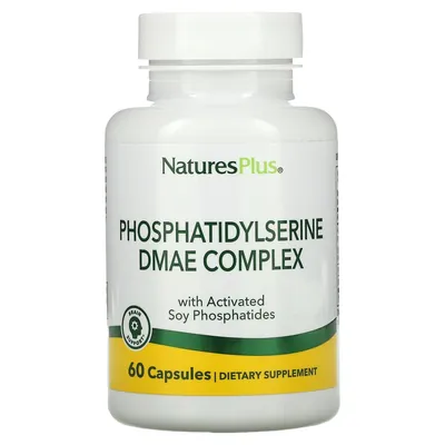Фосфатидилсерин і ДМАЕ Nature's Plus Phosphatidylserine DMAE комплекс, 60 капсул