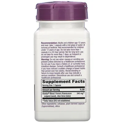 Алое вера з фенхелем Nature's Way Aloelax with Fennel Seed 340 мг, 100 капсул