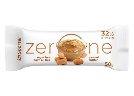 Батончик протеїновий Sporter Zero One 32% протеїну арахісова олія, 50 г