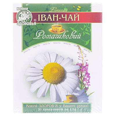 Фиточай Ключи Здоровья Иван-чай ромашковый по 1,5 г №20 в фил.-пак.