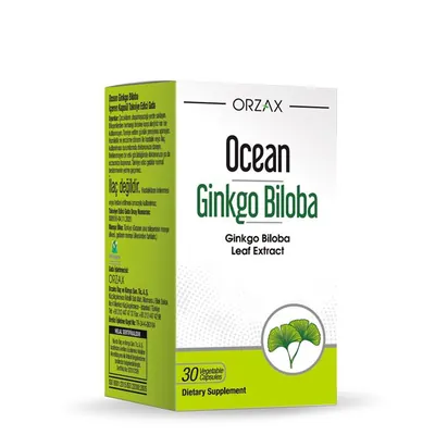 Гінкго Білоба Orzax Ocean Ginkgo Biloba, 30 капсул