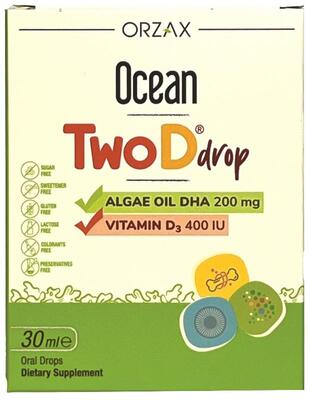 Вітаміни для дітей Orzax Ocean Twod Drop краплі по 30 мл у флак.