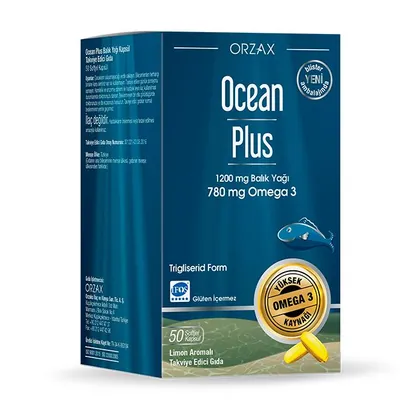 Омега-3 Orzax Ocean Plus, 50 капсул