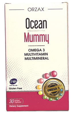 Вітаміни та мінерали для вагітних Orzax Ocean Mummy, 30 капсул