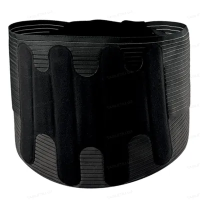 Корсет попереково-крижовий Thuasne LombaSkin 0870 з ефектом другої шкіри, опорний, висота 26 см, темно-синій, розмір 4