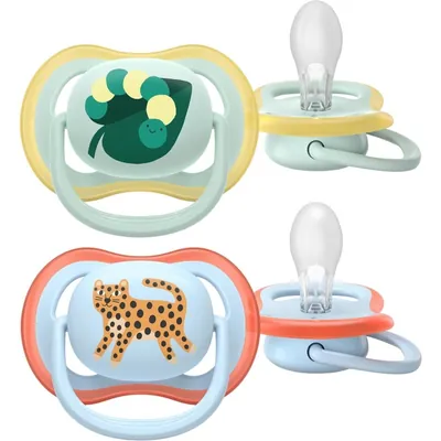 Пустушка силіконова Philips Avent Ultra Air SCF087/02, 0-6 місяців, 2 шт
