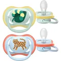 Пустушка силіконова Philips Avent Ultra Air SCF087/02, 0-6 місяців, 2 шт