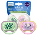 Пустушка силіконова Philips Avent Ultra Air SCF087/13, 6-18 місяців, 2 шт