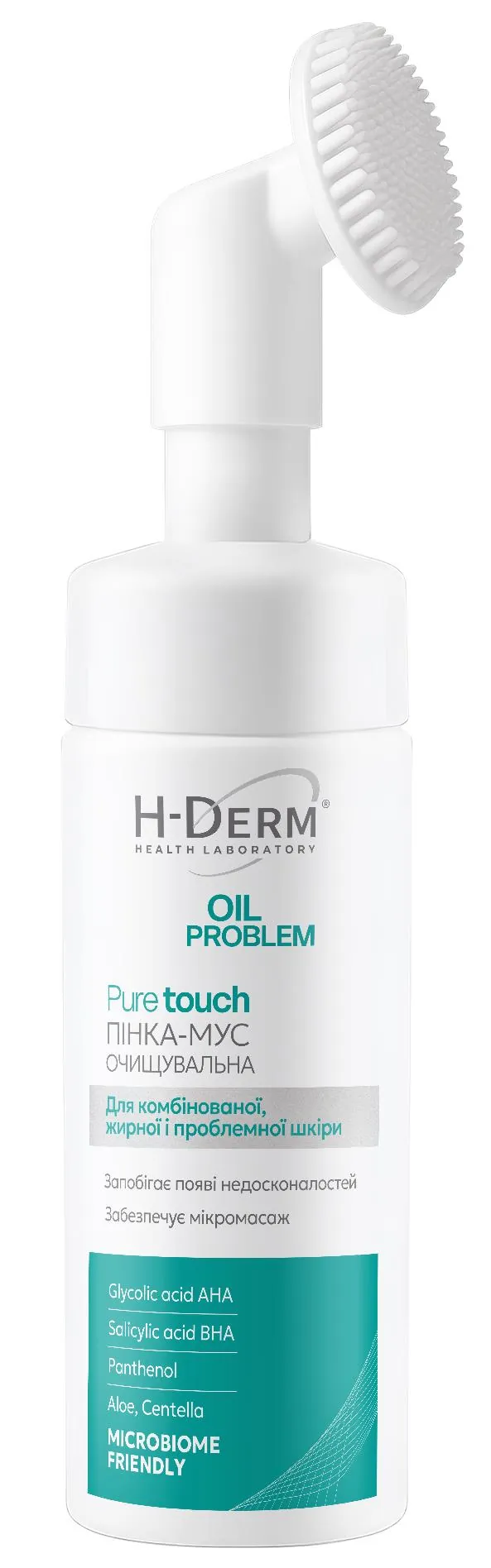 Пінка-мус Біокон Health Derm Laboratory Oil Problem Pure touch очищуюча, 150 мл