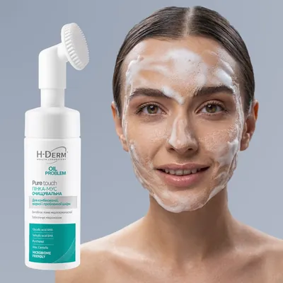 Пінка-мус Біокон Health Derm Laboratory Oil Problem Pure touch очищуюча, 150 мл