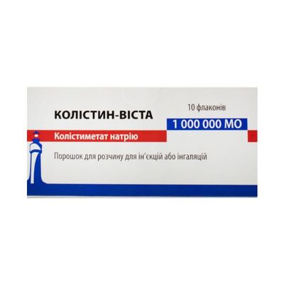 Колістин-Віста порошок для р-ну д/ін. та інг. по 1000000 МО №10 у флак.