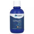Кальций, магний, цинк и витамин D3 Trace Minerals Liquid Cal Mag Zinc Vitamin D3 со вкусом пина колады раствор, 473 мл