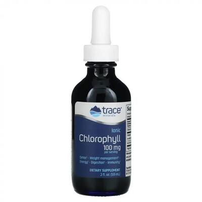 Хлорофилл ионный Trace Minerals Ionic Chlorophyll 100 мг в каплях, 59 мл