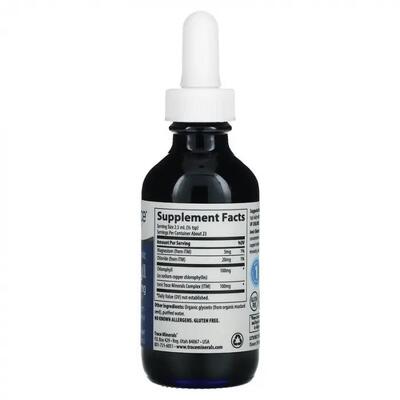 Хлорофилл ионный Trace Minerals Ionic Chlorophyll 100 мг в каплях, 59 мл