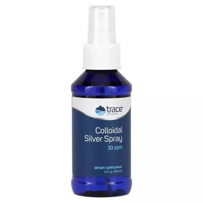 Колоїдне срібло Trace Minerals Colloidal Silver Spray, 118 мл