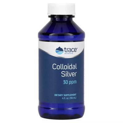Колоїдне срібло Trace Minerals Colloidal Silver розчин, 118 мл