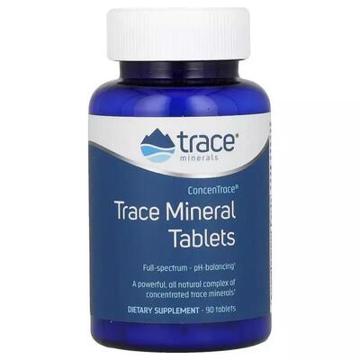 Концентрированные микроэлементы Trace Minerals ConcenTrace, 90 таблеток