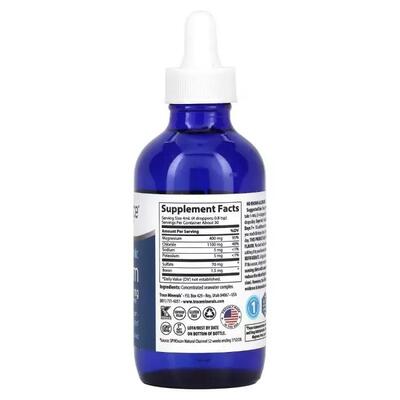 Магний ионизированный Trace Minerals Ionic Magnesium 400 мг в каплях, 118 мл