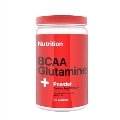 Амінокислота AB PRO BCAA + Glutamine (глютамін) Powder, полуниця, 1000 г