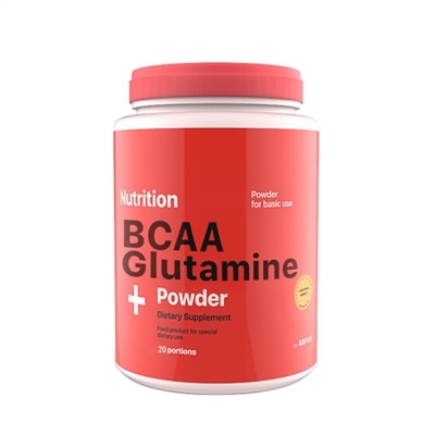 Аминокислота AB PRO ВСАА + Glutamine (глютамин) Powder, клубника, 236 г