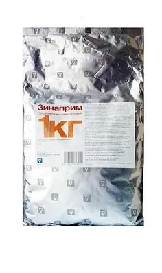 Зінапрім (ДЛЯ ТВАРИН) порошок для орального застосування, 1 кг