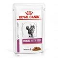 Корм вологий для кішок Royal Canin Renal Feline Beef pouches з хронічною нирковою недостатністю, яловичина, 85 г