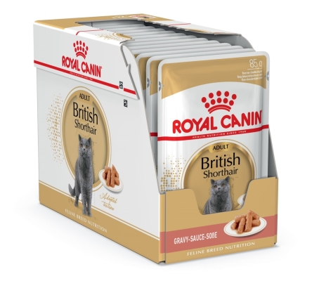 Корм влажный для кошек Royal Canin British Shorthair Adult породы британская короткошерстная от 12 месяцев, 85 г