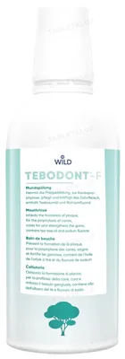 Ополіскувач для ротової порожнини Dr.Wild Tebodont-F з олією чайного дерева та фторидом, 500 мл