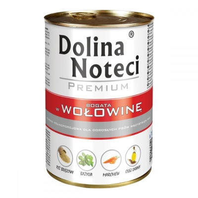 Консерва для собак Dolina Noteci Premium Яловичина, 400 г