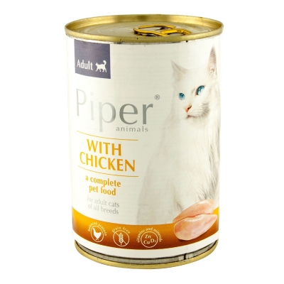 Консерва для котів Dolina Noteci Piper cat з куркою, 400 г
