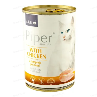 Консерва для котів Dolina Noteci Piper cat з куркою, 400 г