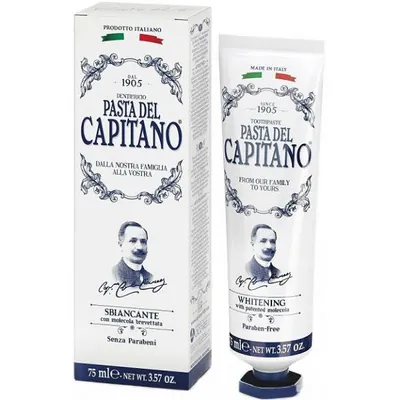 Зубна паста Pasta del Capitano 1905 Whitening Відбілювальна, 75 мл
