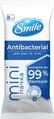 Салфетки влажные Smile Antibacterial с Д-пантенолом мини формат, 8 шт