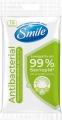 Салфетки влажные Smile Antibacterial с витаминами лайм и мята, 15 шт