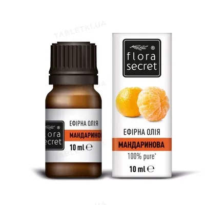 Олія ефірна Flora Secret мандаринова, 10 мл