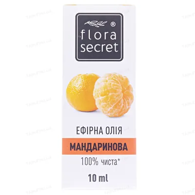 Олія ефірна Flora Secret мандаринова, 10 мл