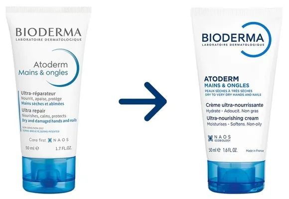 Крем для рук і нігтів Bioderma Atoderm для сухої шкіри, 50 мл