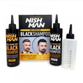 Шампунь для маскування сивини Nishman Hair&Beard Care Black Shampoo Bundle, 2 x 200 мл